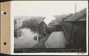 Ware Woolen Co., looking easterly at carbonizing building and wet finishing plant, Ware, Mass., Nov. 21, 1935