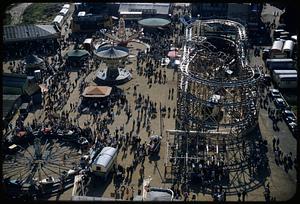 Carnival, from church tower Frankfurt