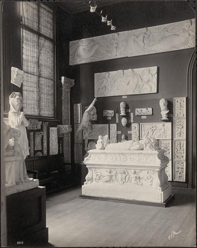 Sculpture gallery, Museum of Fine Arts, Boston Digital Commonwealth