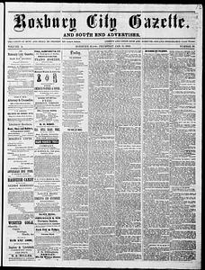 Roxbury City Gazette and South End Advertiser, January 11, 1866