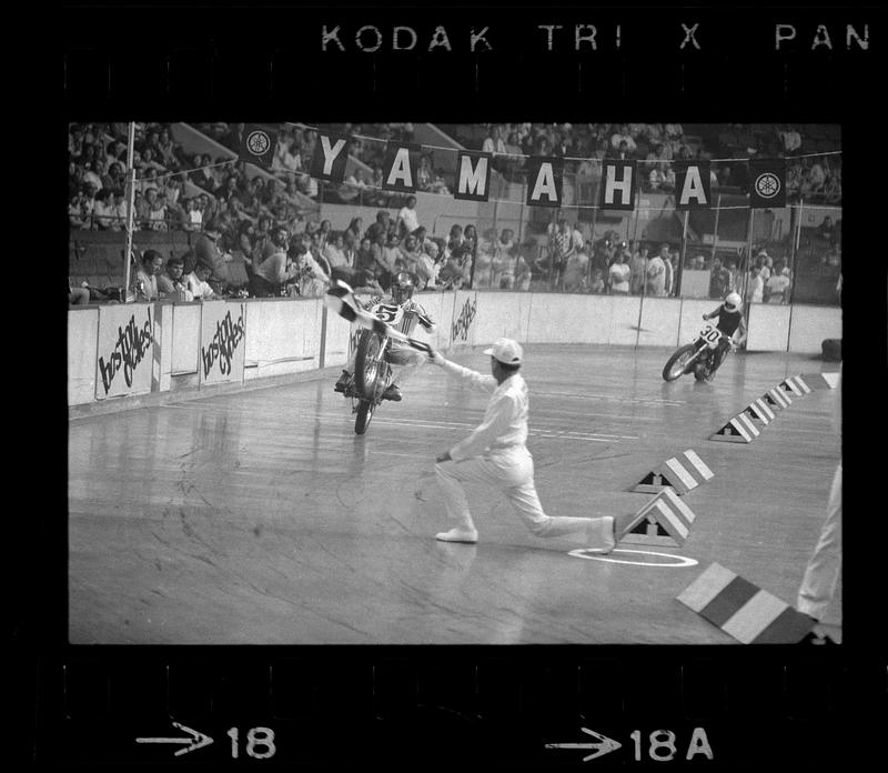 Motorcycle races at Boston Garden, Boston