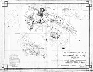 Archaeological map of Castle Neck and vicinity, Ipswich, Mass. showing ancient Indian villages & remains