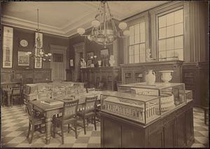 Boston Latin School, interior, Warren Ave Library