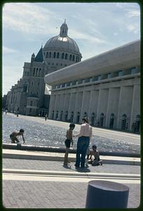 Reflecting pool at the Christian Science Plaza, First Church of Christ Scientist