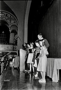 Senator Kennedy and science award winners Boston