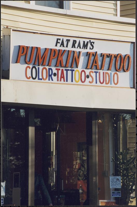 Fat Ram's Tattoo Studio, 374 Centre St. - Digital Commonwealth