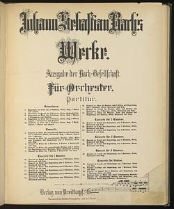 Brandenburg Concerto No. 5 in D major, BWV 1050