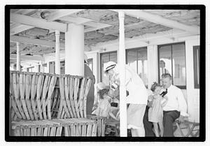 Passengers on a ship