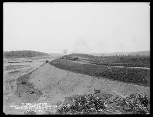 Wachusett Reservoir, North Dike, westerly portion, looking southwesterly from ledge near station 5, Clinton, Mass., Jul. 13, 1901