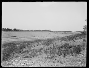 Wachusett Reservoir, North Dike, westerly portion, looking northerly from opposite station 20±, Clinton, Mass., Jul. 13, 1901