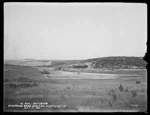 Wachusett Reservoir, stripping near dumping platform "D", Boylston, Mass., Jul. 13, 1901