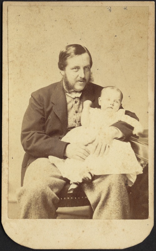 Henry James Stevens with daughter, Gertrude