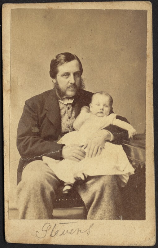Henry James Stevens with daughter, Gertrude