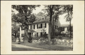 Ashdale Farm. Main House and Side Porch, view from left
