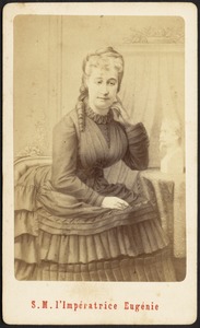 Photo reproduction of portrait of S. M l'Impératrice Eugénie
