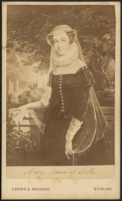 Photo reproduction of portrait of Mary, Queen of Scots