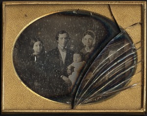 Helen Mead Granger; Benjamin F. Winslow; Mary W. Brown Granger-Winslow holding son, Carroll Franklin Winslow; Edward Myron Granger