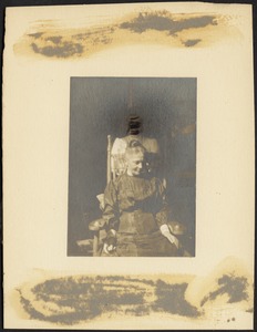 Helen Mead Granger Stevens sitting in chair