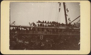 "Transport Yucatan with Rough Riders on board, Port Tampa"