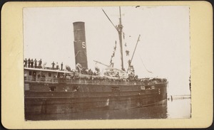 Transport ship with Rough Riders on board