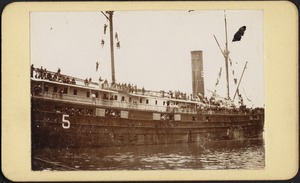 Transport ship with Rough Riders on board