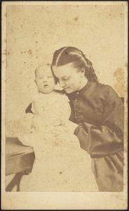 Helen Mead Granger Stevens (Mrs. Henry James Stevens) with daughter, Gertrude