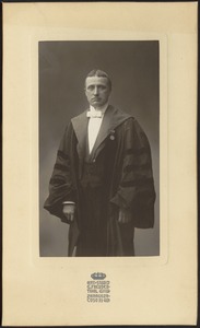Portrait of Archibald Cary Coolidge in Harvard robes