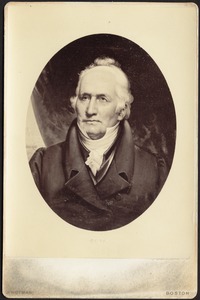 Photo reproduction of painted portrait of Joseph Peabody