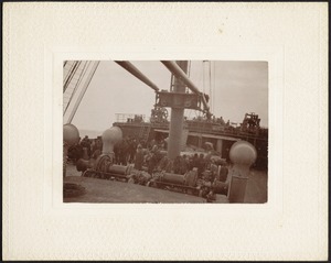 People on deck of ship (steel)
