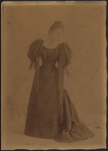 Mary "Mollie" Stevens in dark dress