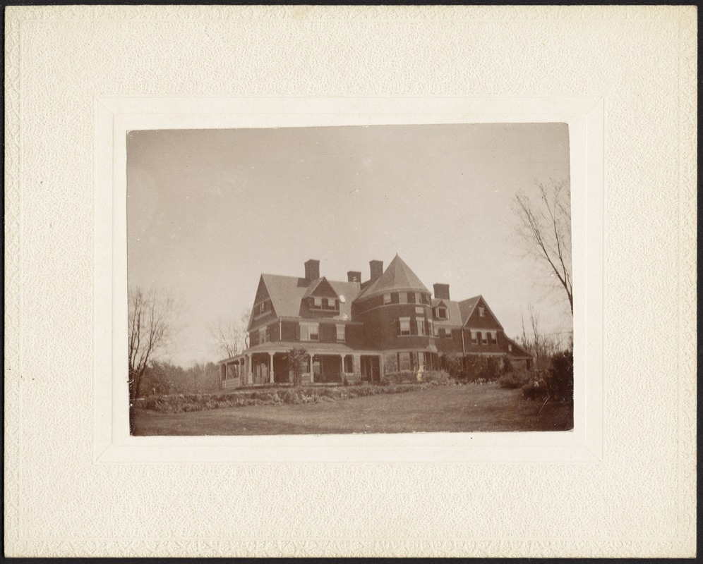 View of large Queen Anne style house