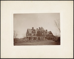 View of large Queen Anne style house
