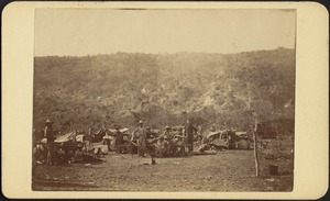 "Camp of prisoners at Siboney"
