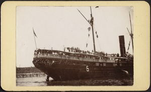 Transport ship with Rough Riders on board