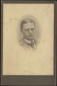 Portrait of man, unidentified