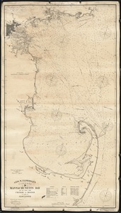 Geo. W. Eldridge's chart D, Massachusetts Bay and the coast from Chatham to Boston and Gloucester