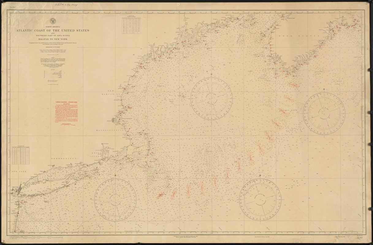 North America. Atlantic coast of the United States and southern part of Nova Scotia, Halifax to New York