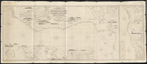A chart of the western coast of Africa, extending from Sierra Leone and the Isles de Los, to the Cape of Good Hope. With enlarged plans of the principal islands, harbors & roadsteads