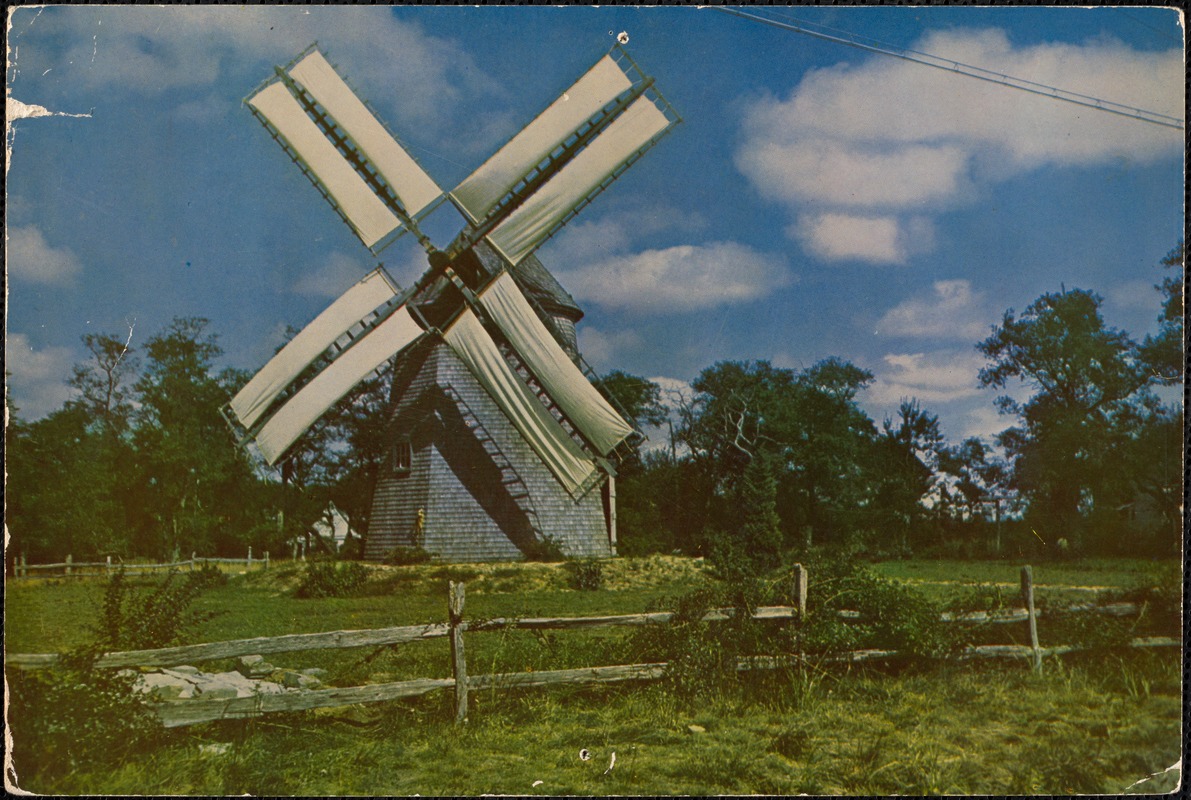 Historic windmill at Eastham on Cape Cod, Massachusetts