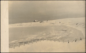 Winter scene of Salt Pond