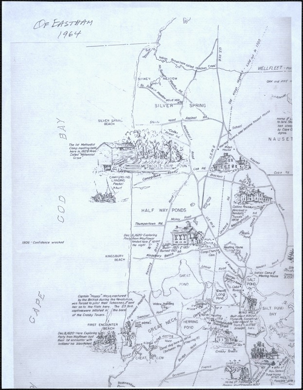 Map of Eastham 1964