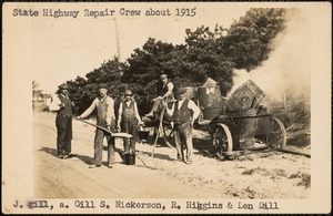 State Highway repair crew about 1915