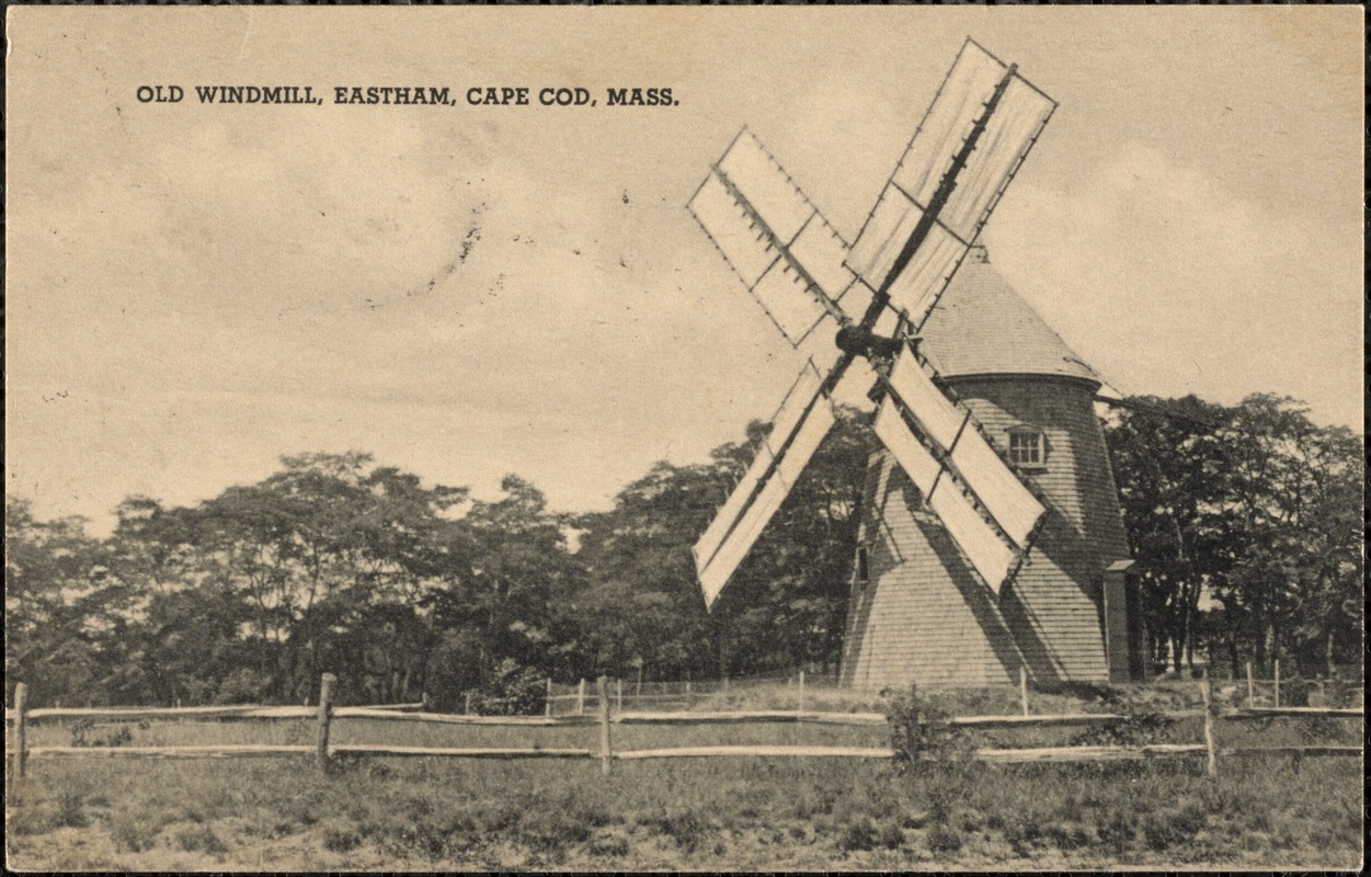 Old windmill, Eastham, Cape Cod, Mass.