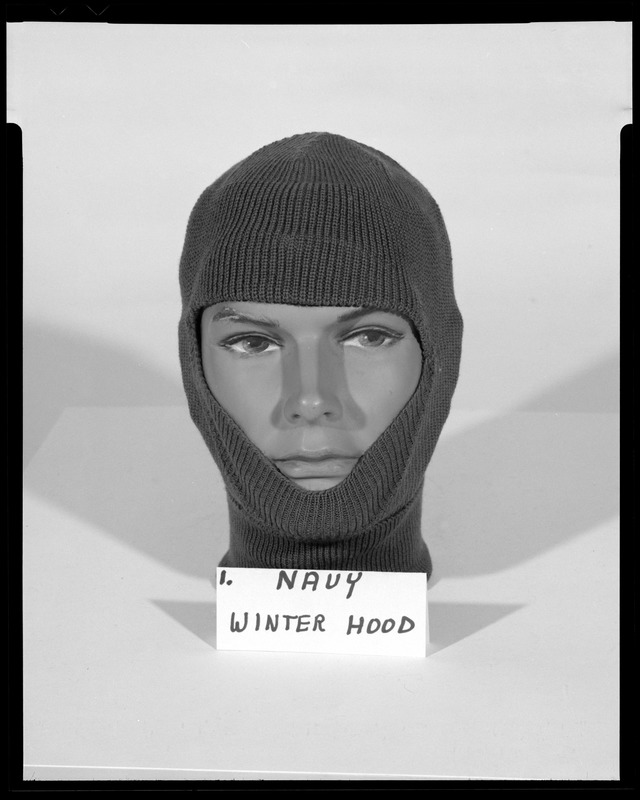 Navy winter hood