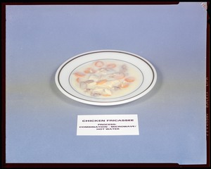 Food lab, chicken fricassee, process: combination - microwave/hot water