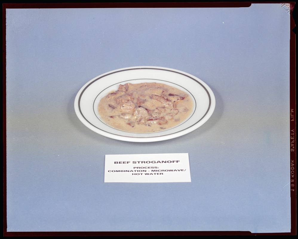 Food lab, beef stroganoff, process: combination - microwave/hot water