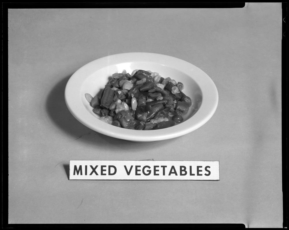Food lab, mixed vegetables Digital Commonwealth