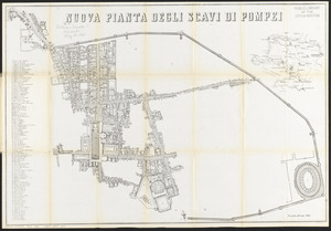 Nuova pianta degli scavi di Pompei