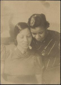 Two women posing together