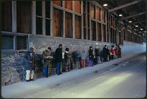 Egleston Sq. Rapid Transit, old station waiting for bus